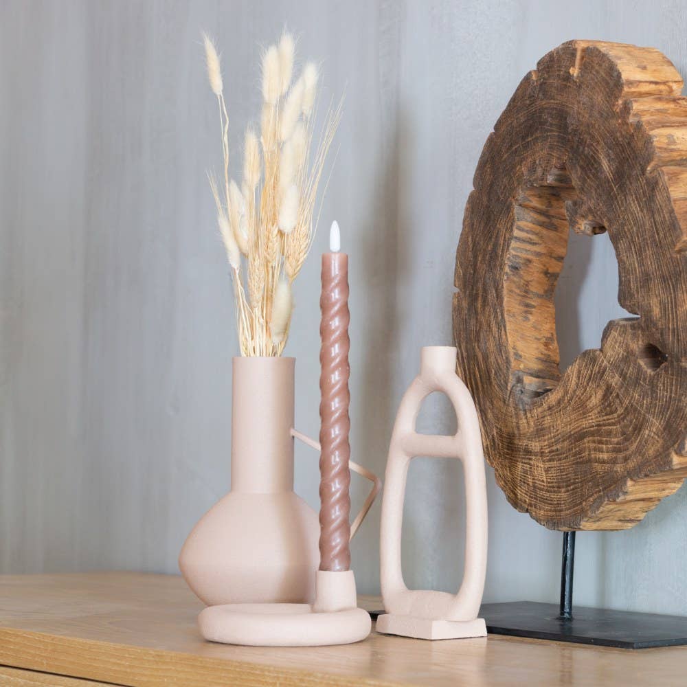 Vase Alexis taupe