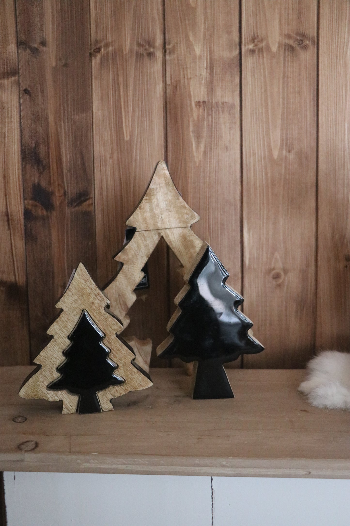 Sapin puzzle en bois