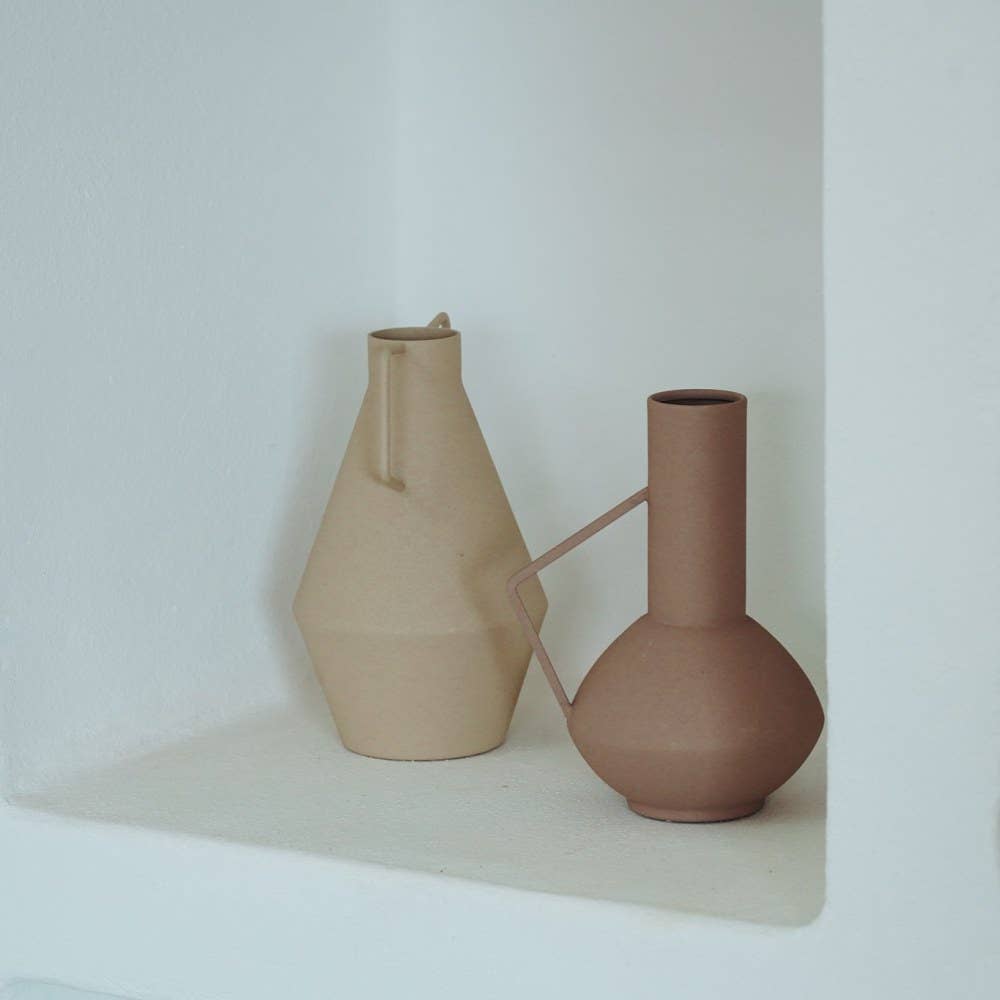 Vase Alexis taupe