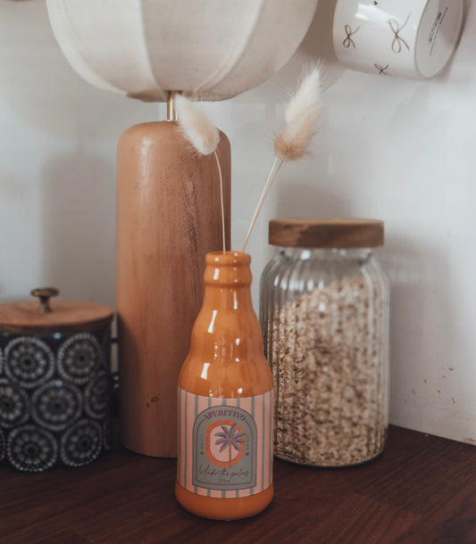 Bouteille apéritive en forme de vase