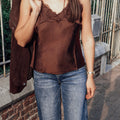 Top Esmée - Marron