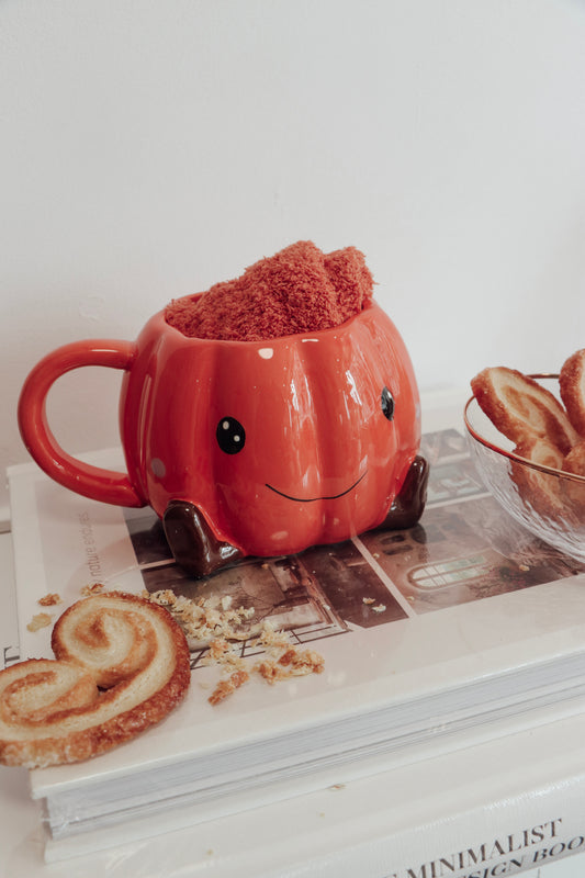 Mug - chaussette citrouille