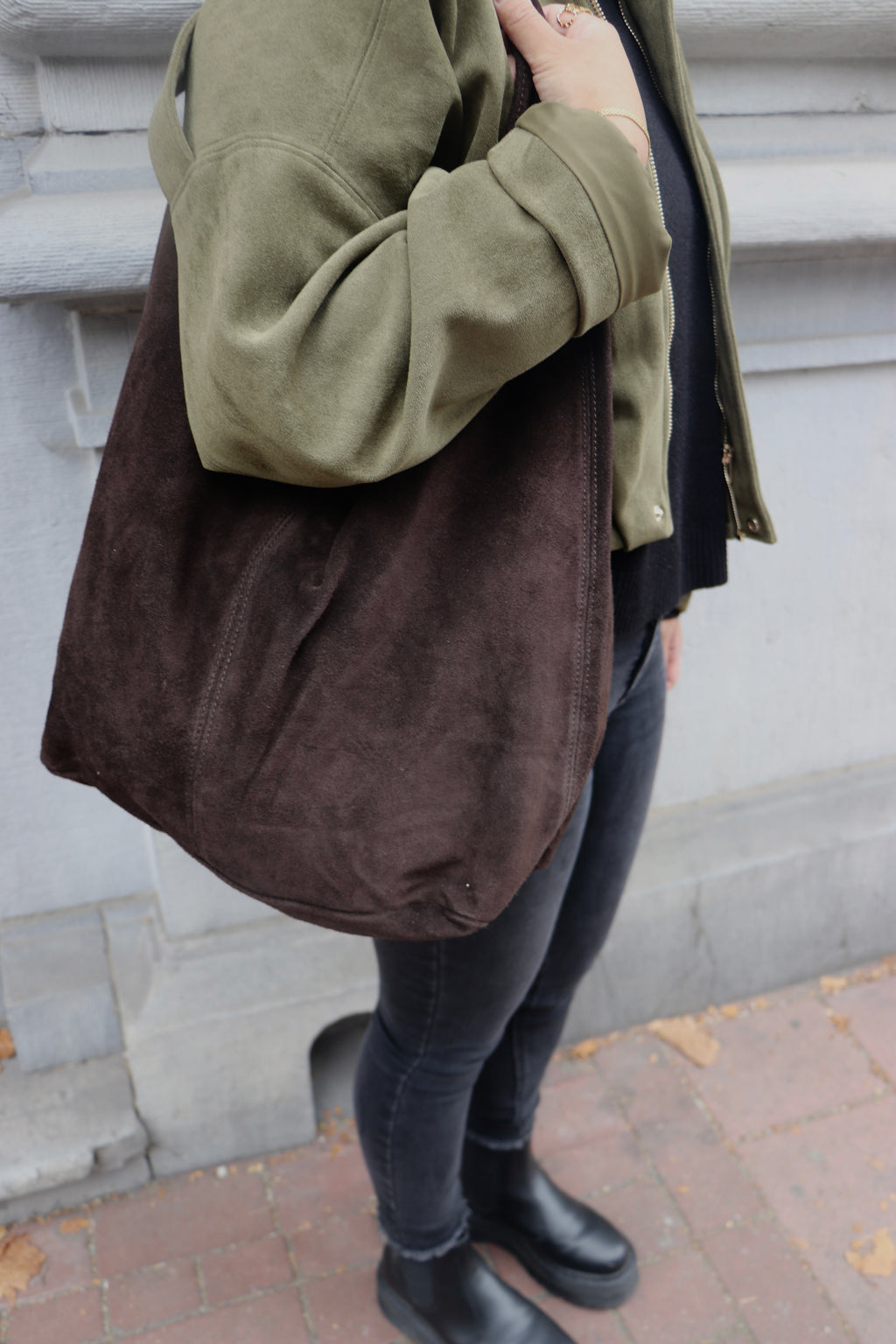 Dunkelbraune Lola-Tasche