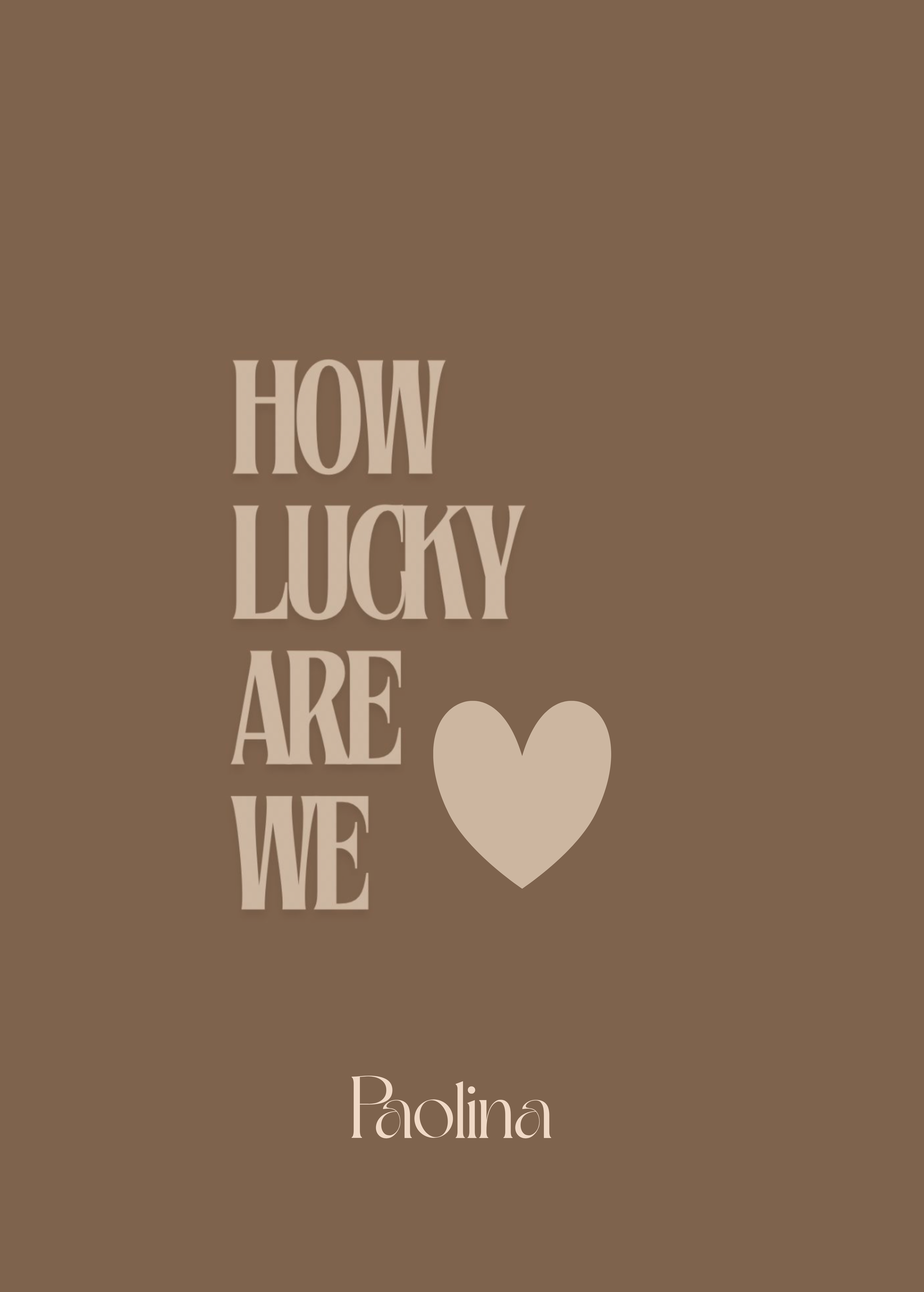 Carte « lucky »