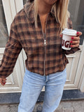Veste à carreau Fanny