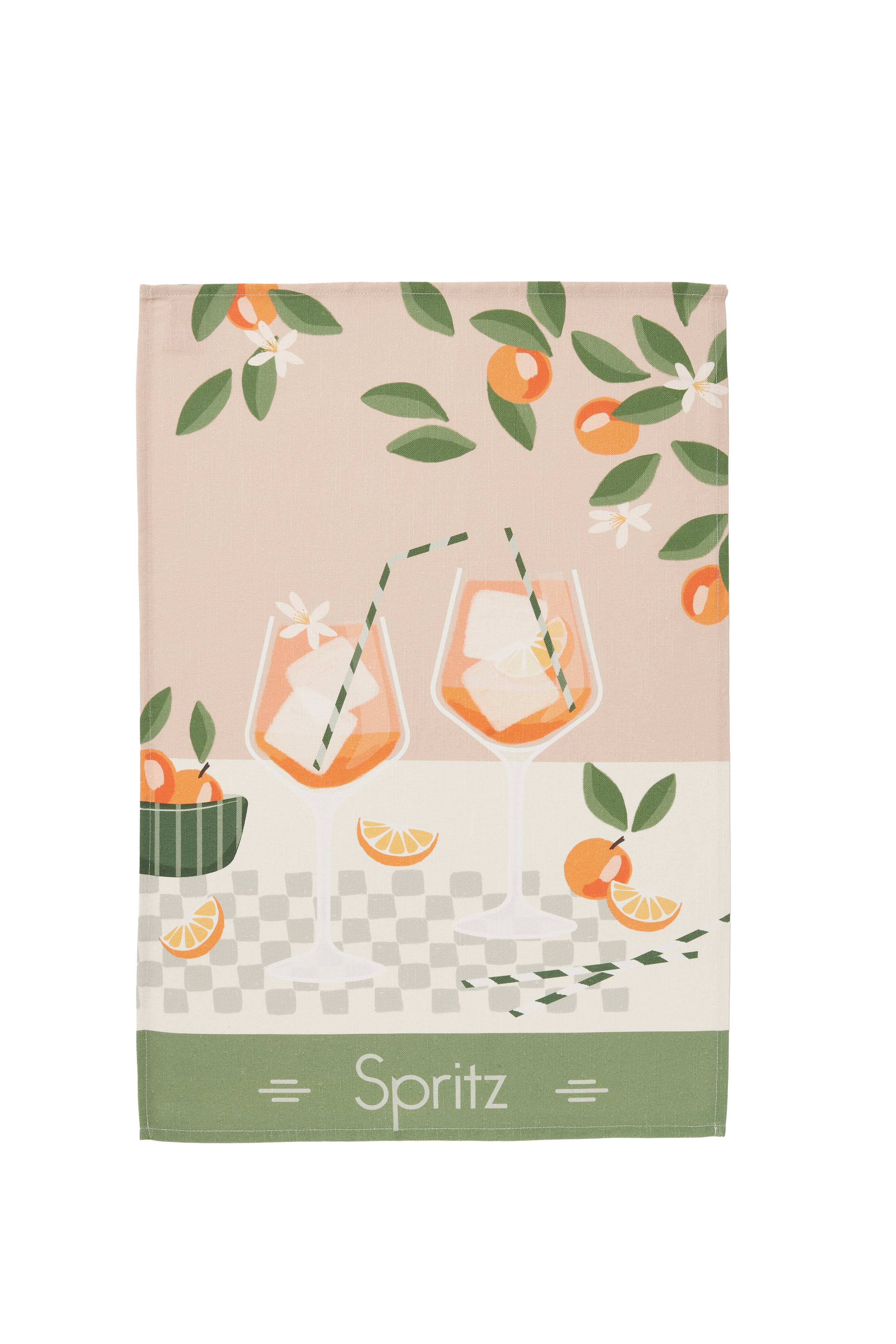 Spritz - torchon imprime 50X75 en métis