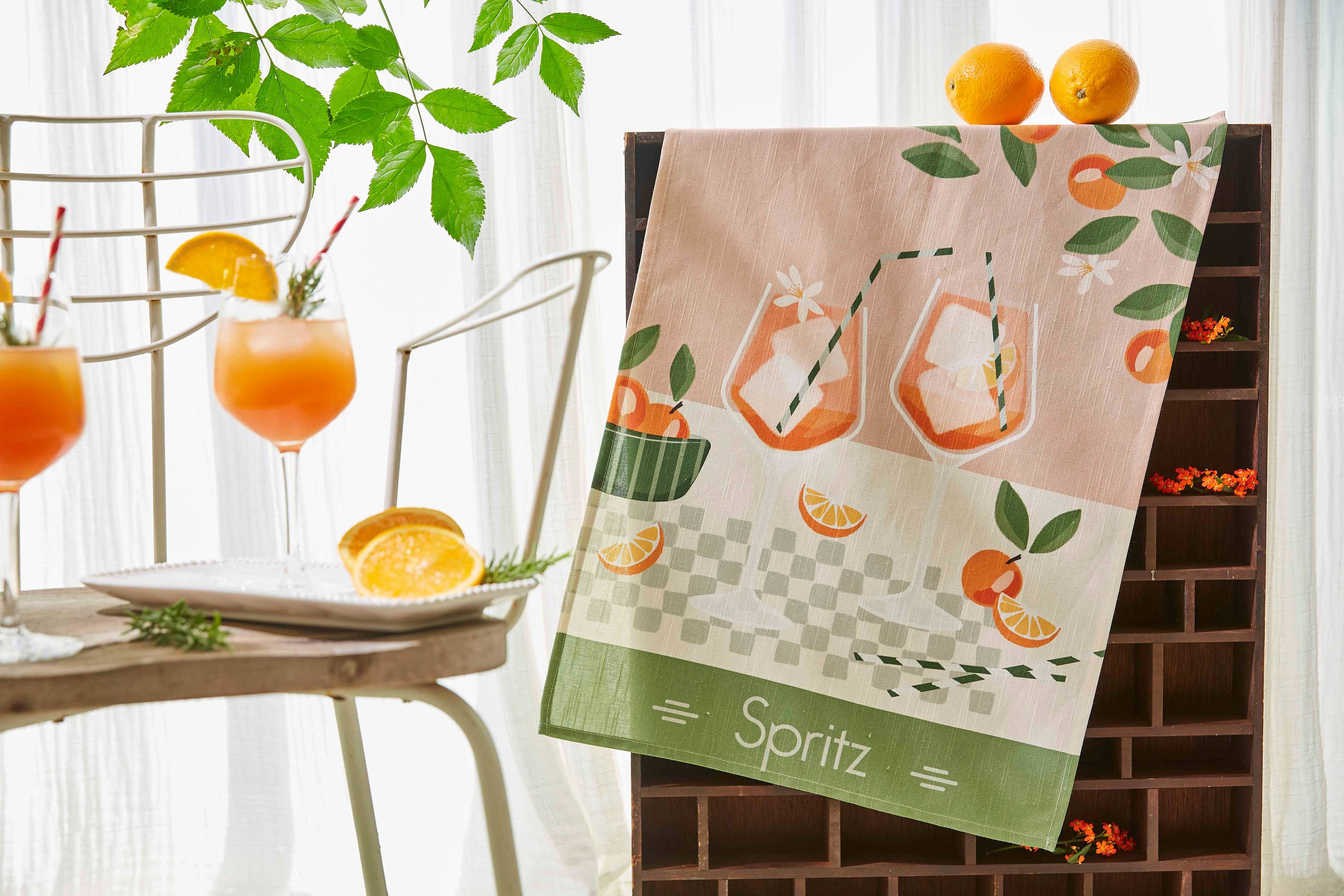 Spritz - torchon imprime 50X75 en métis