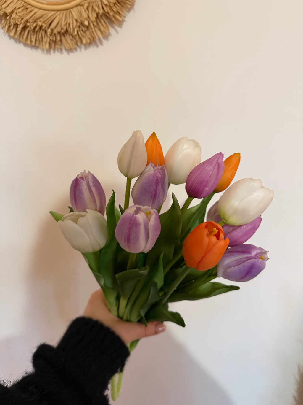 Falsche Tulpen – echte Berührung Blume