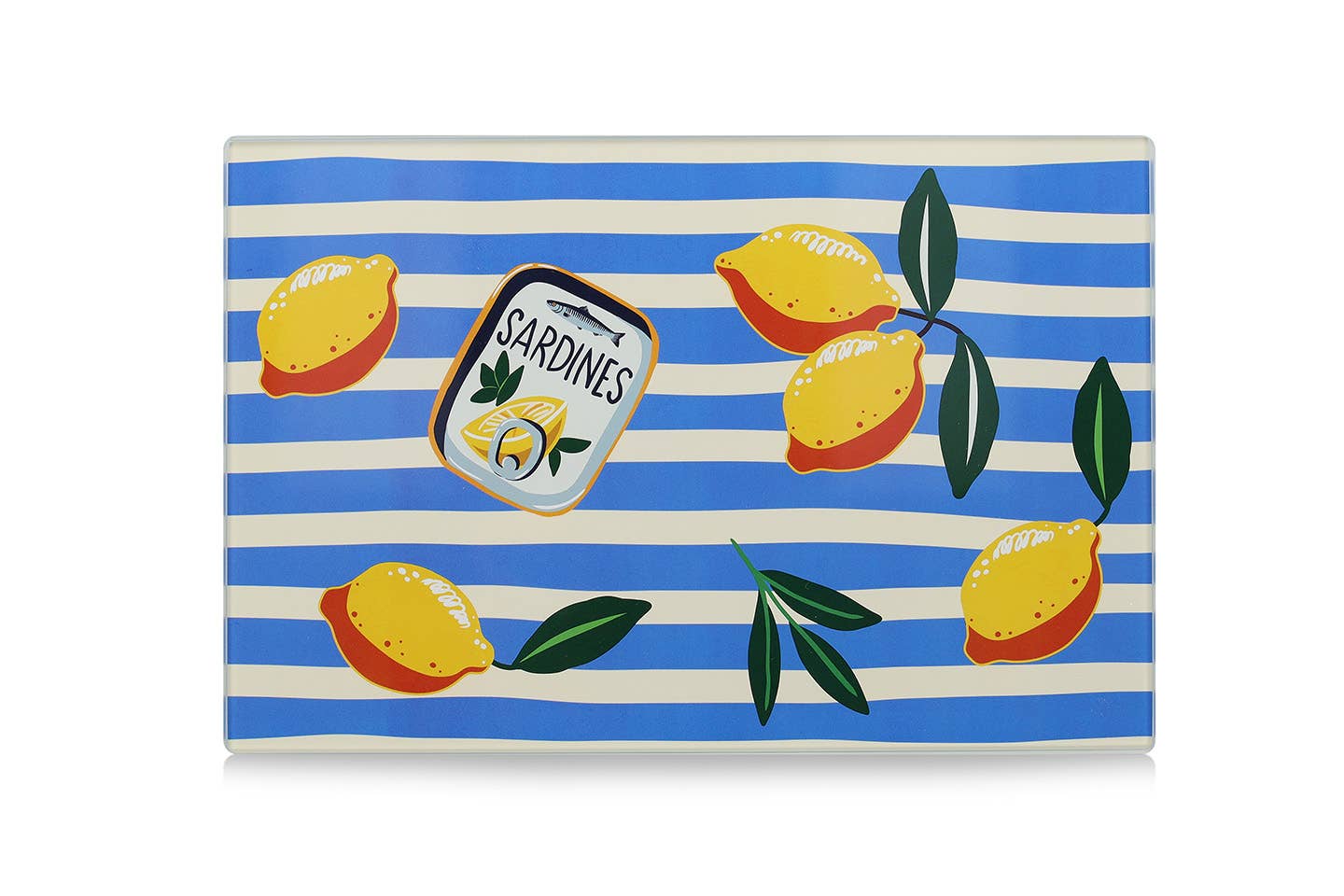 Plaque de découpe en verre "Italia"