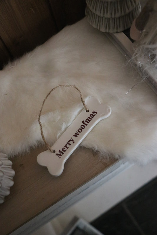 Merry woofmas à accrocher