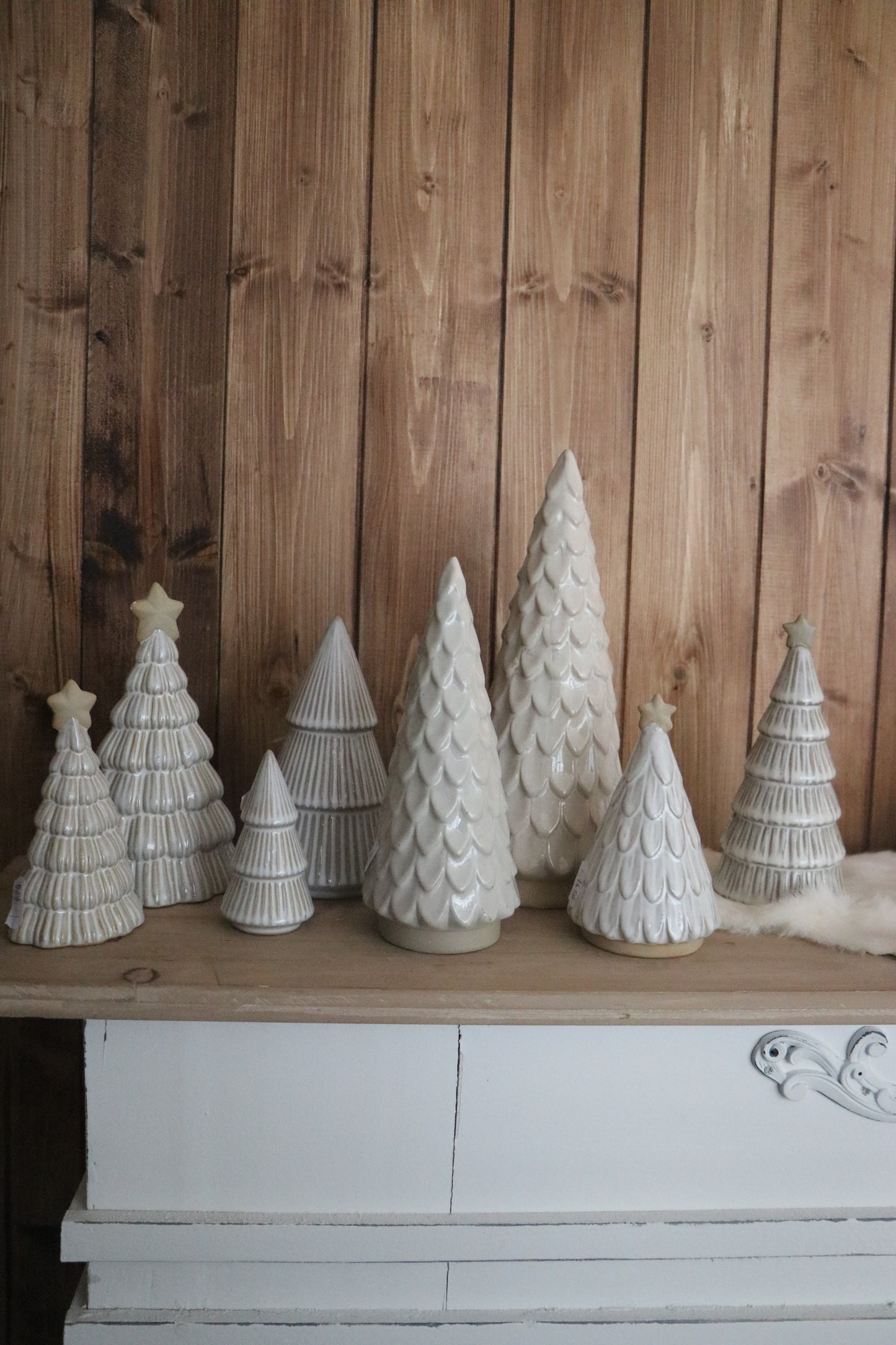 Sapins en céramiques