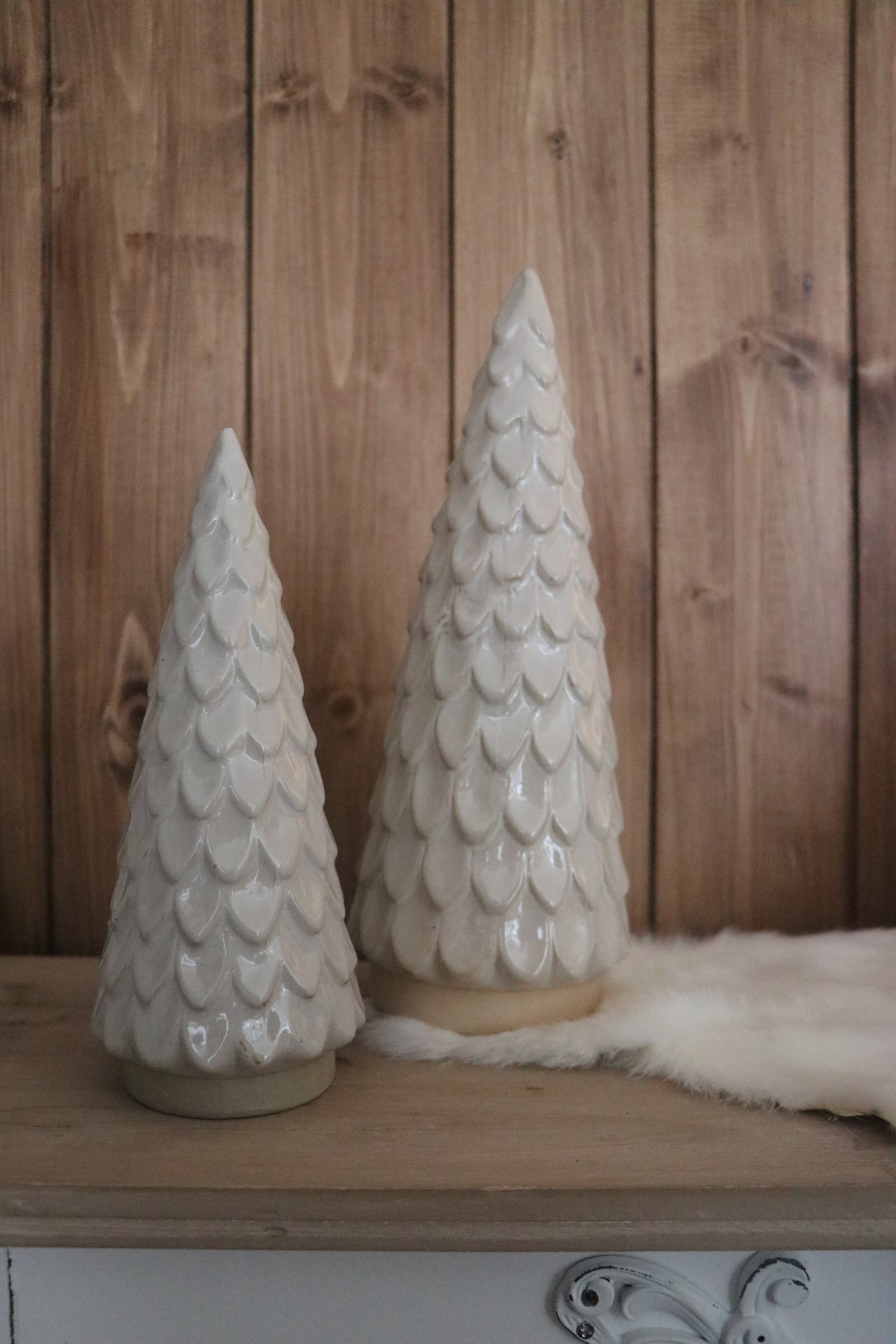 Sapins en céramiques