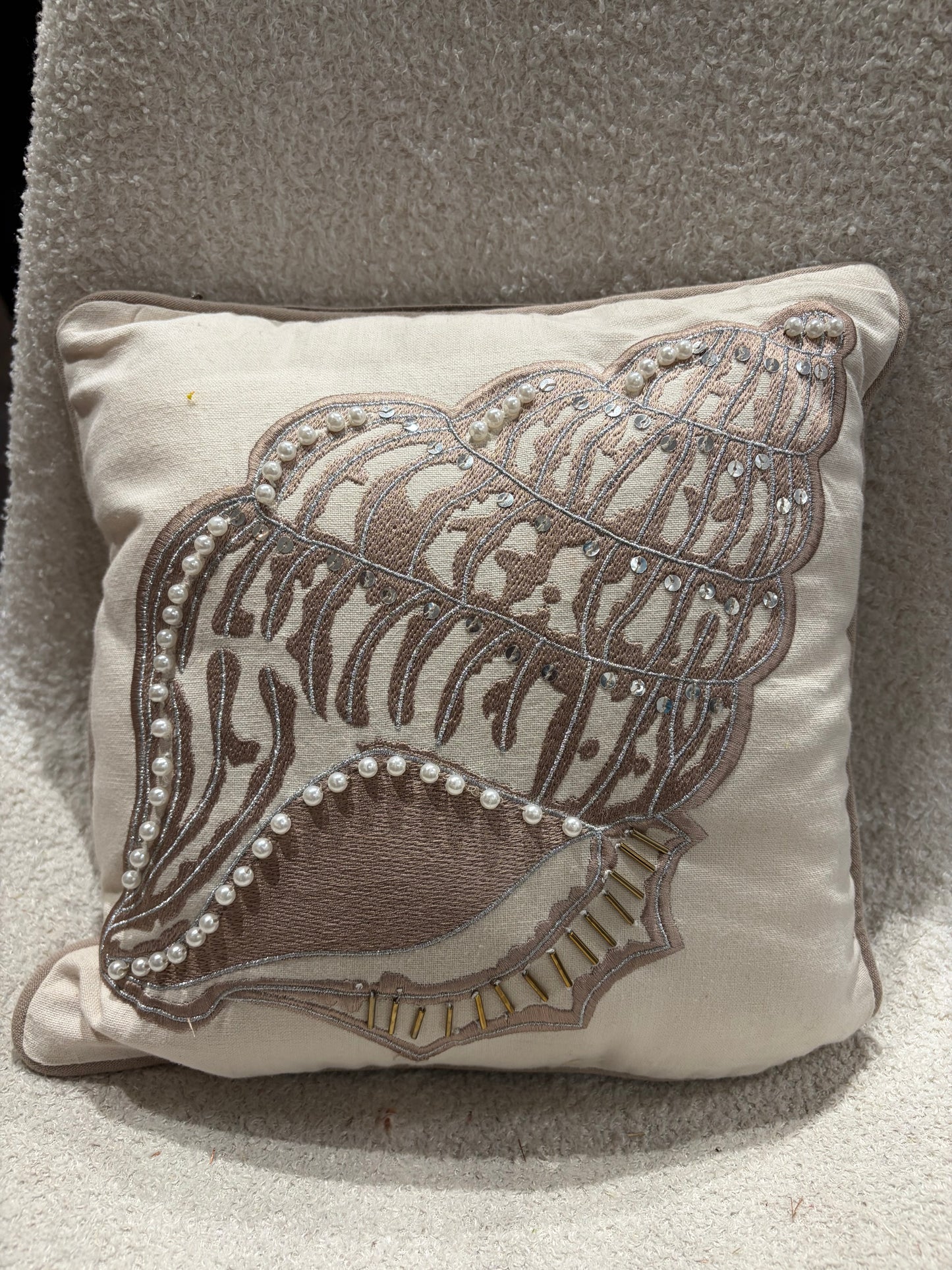 Coussin coquillage