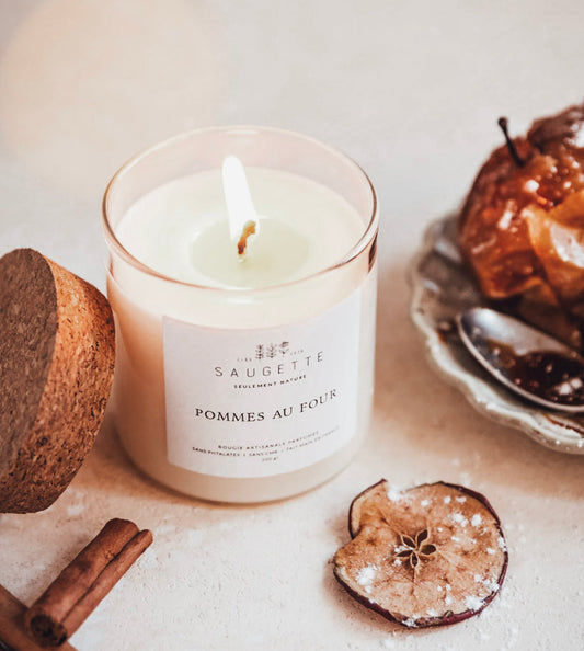 Bougie :  pomme au four