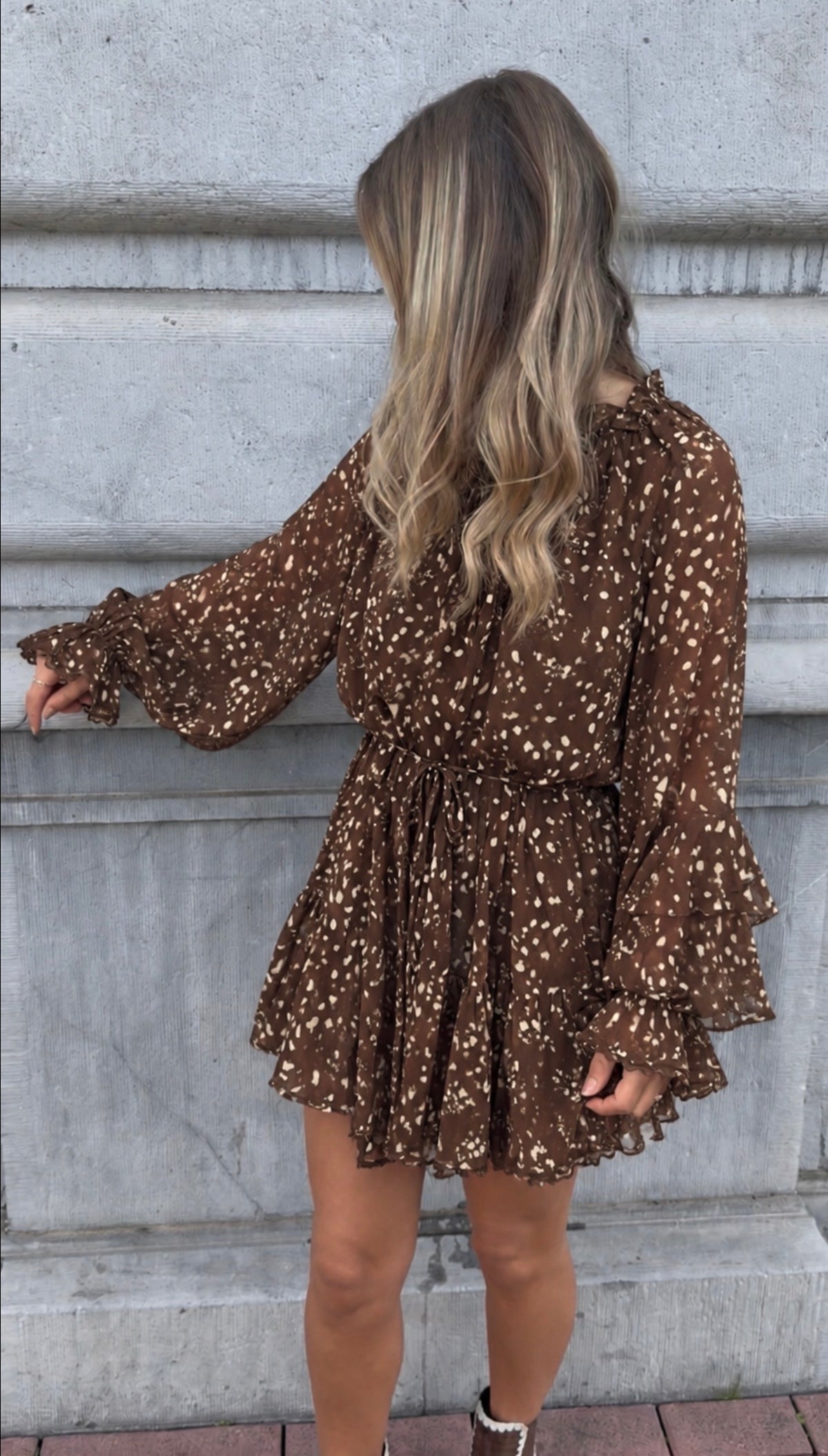 Robe chocolat - exclu web