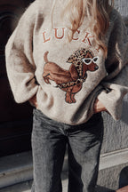Pull teckel - beige