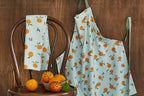 Clementines -  torchon imprime 50x75 en coton