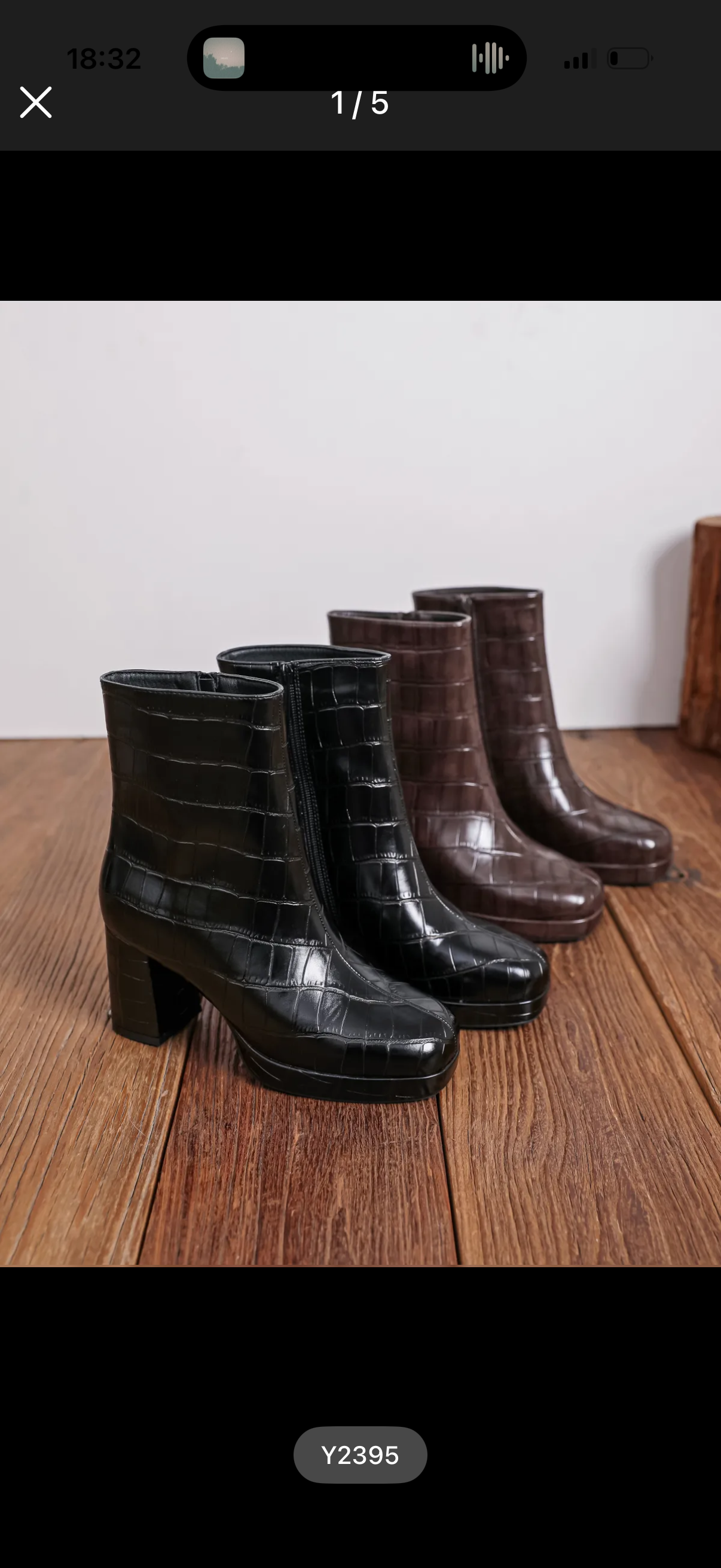 Bottines Paolina - Noire