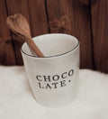 Tasse Schokoladen-Latte