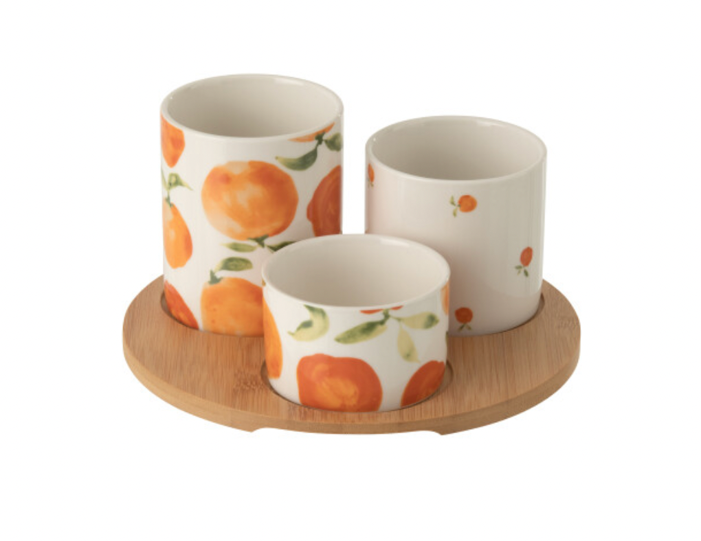 Plat apéro oranges