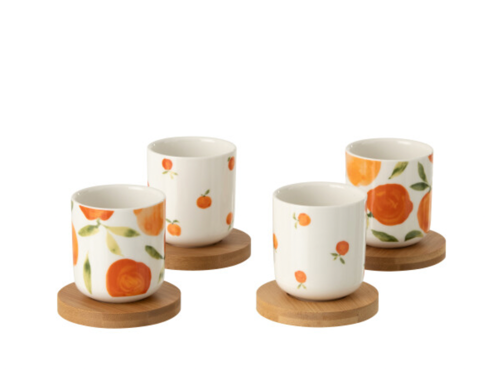 Mug à café / pot à apéro orange