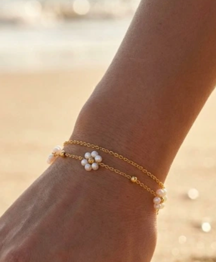 Bracelet en acier inoxydable / doré ou argenté