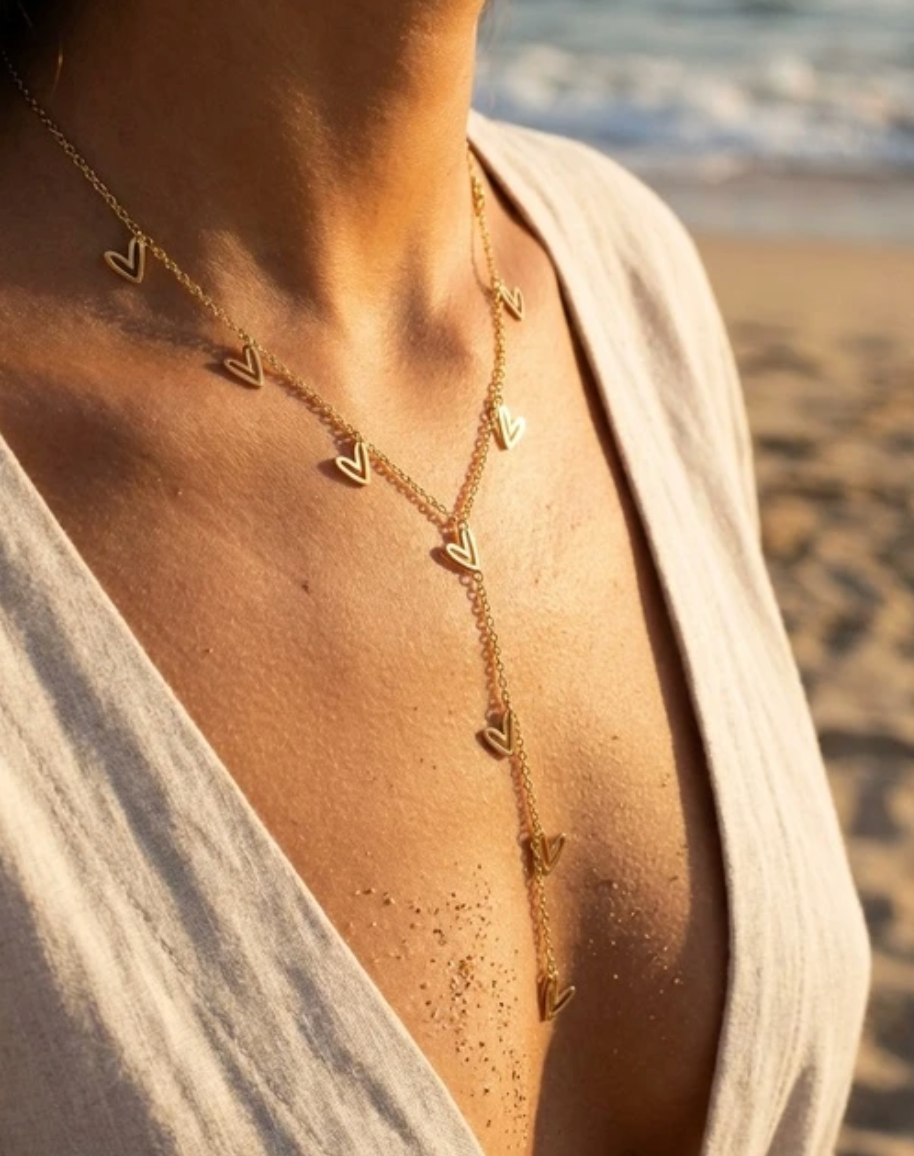 Collier doré ou argenté