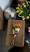 Bouquet de tulipes oranges