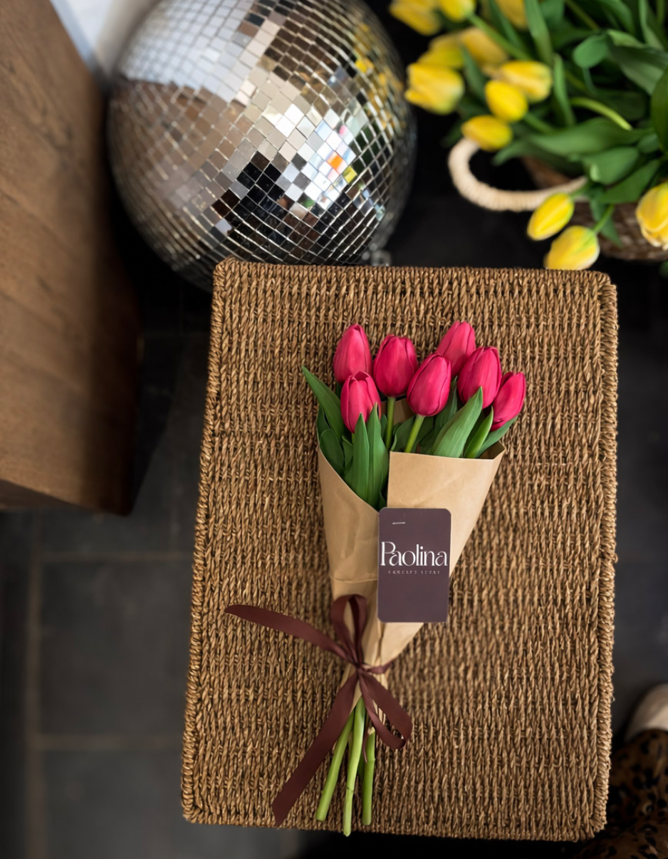 Tulpenstrauß + persönliche Nachricht