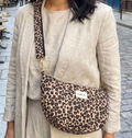 Braune Leoparden-Clutch