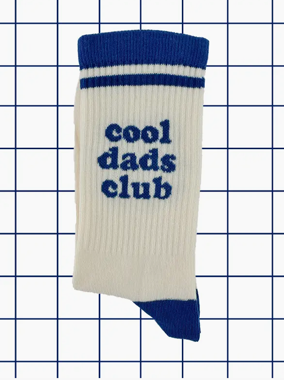 Chausette cool dad bleu