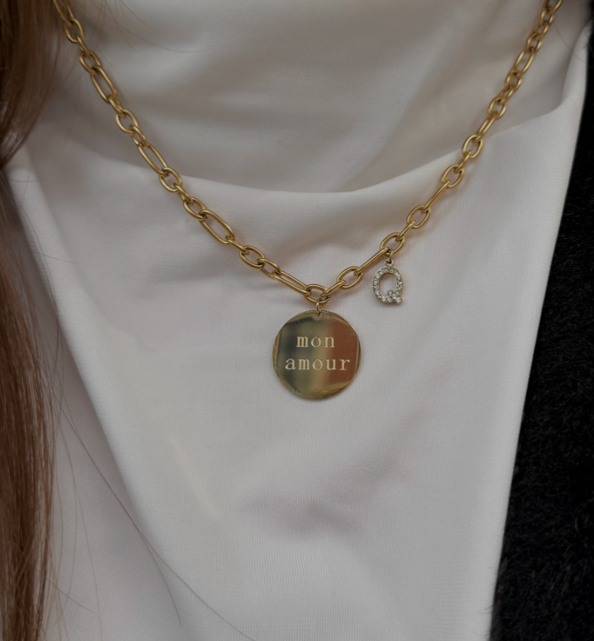 Charms alphabet strass