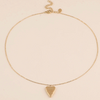 Collier gros coeur