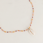 Collier perles & coquillage
