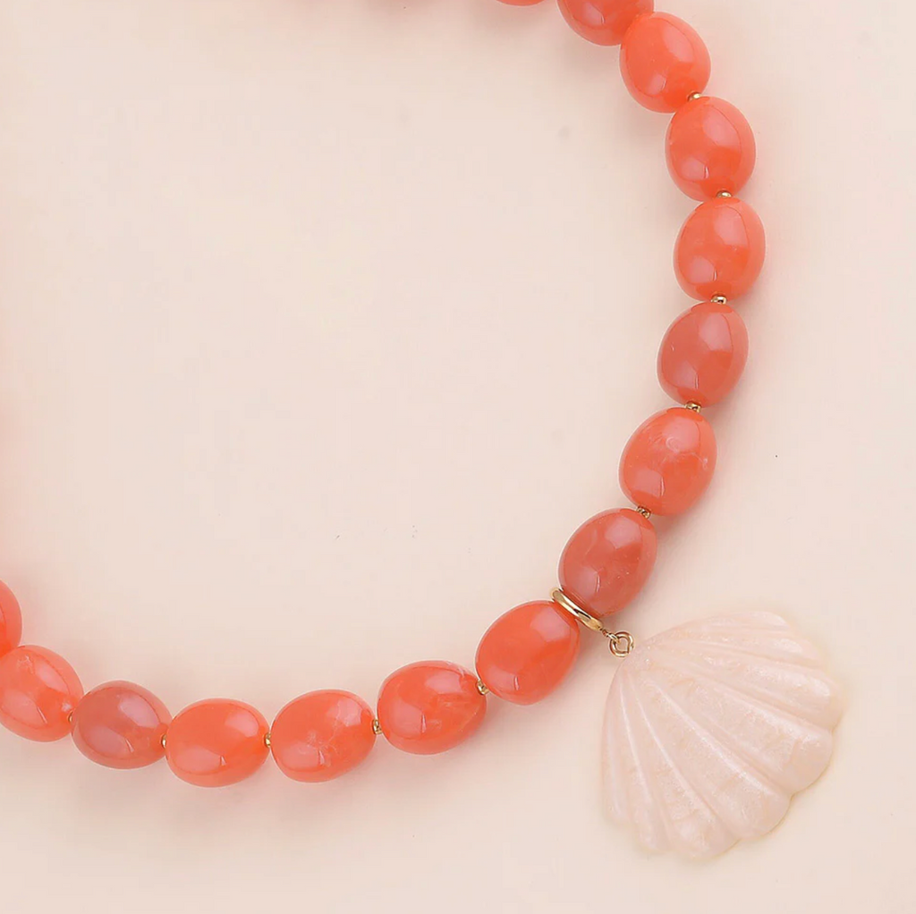 Collier Mona orange