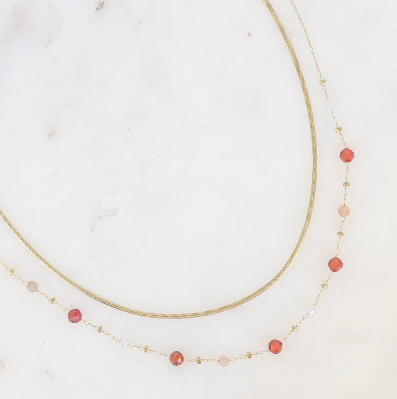Collier Solia orange