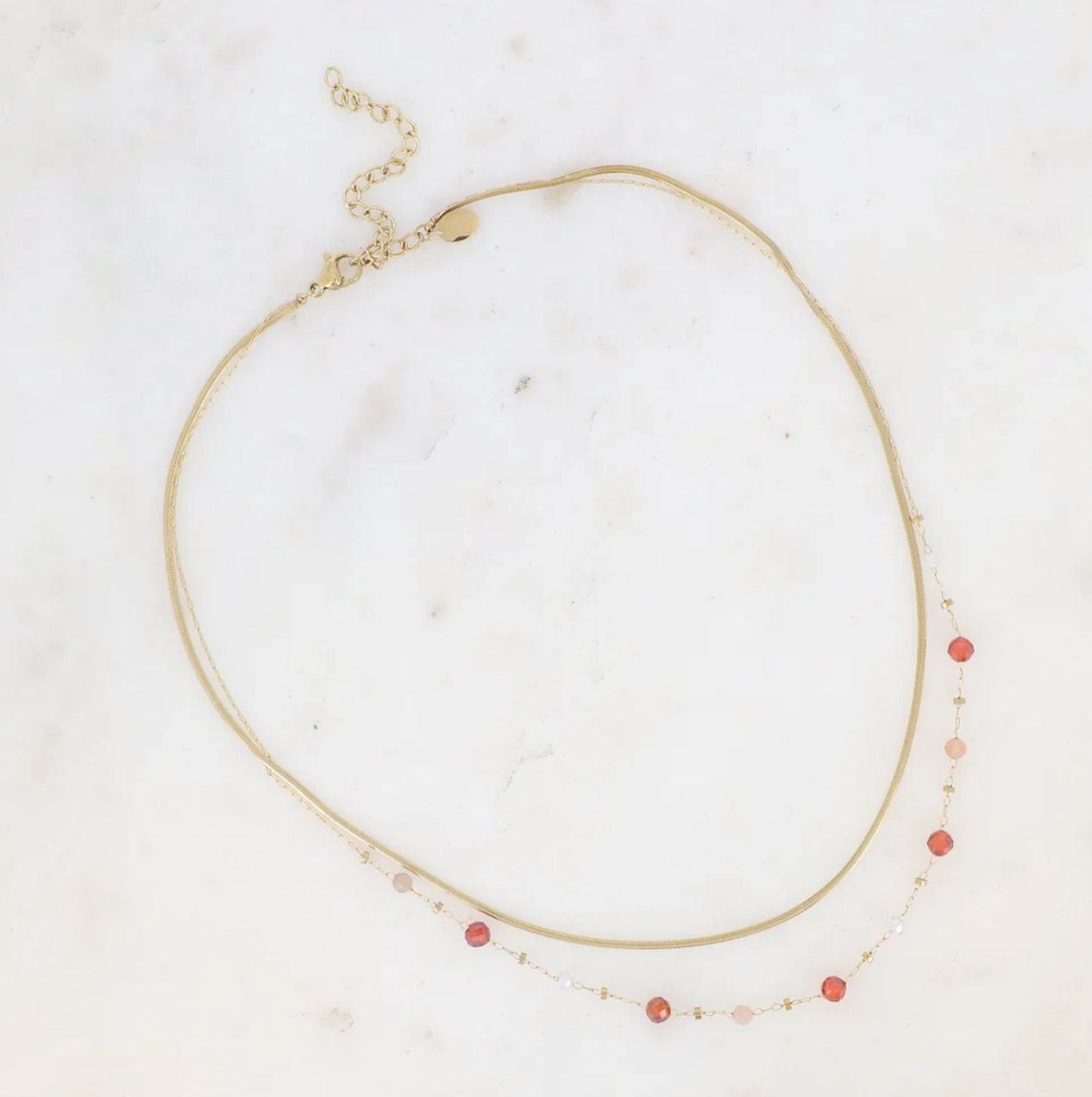 Collier Solia orange