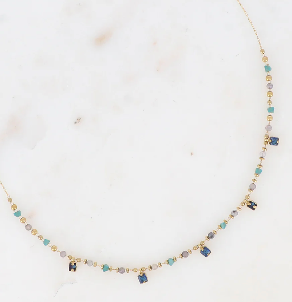 Collier Isaline Bleu