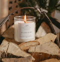 Bougie au coin du feu