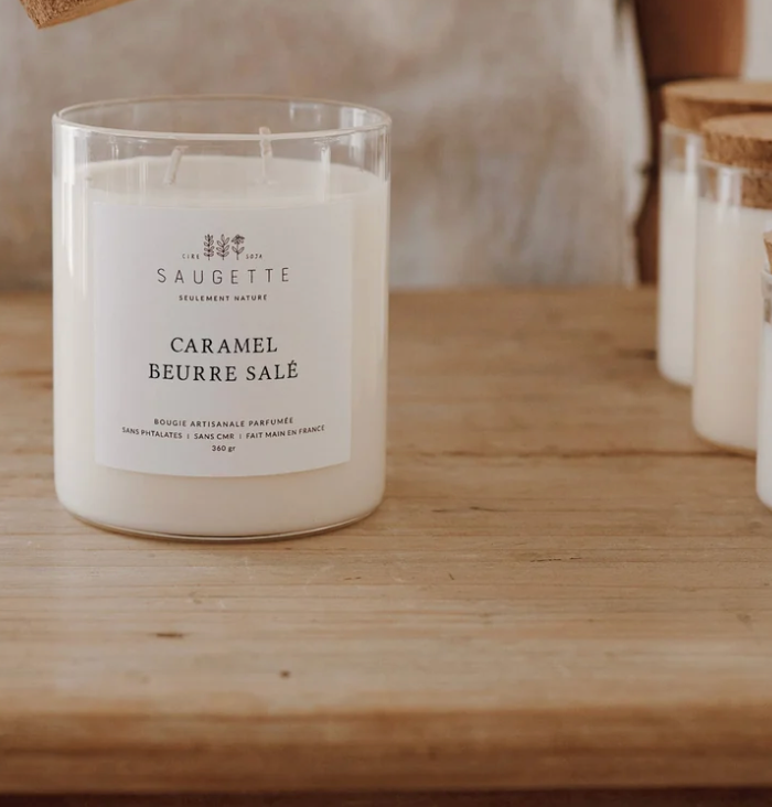 Bougie caramel beurre salé