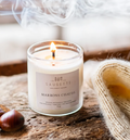 Bougie marrons chauds