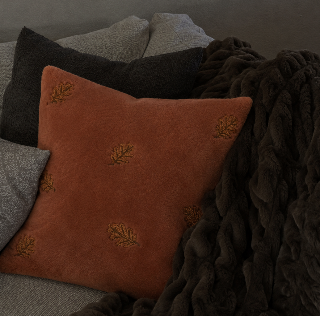 Coussin automne orange - Exclu web