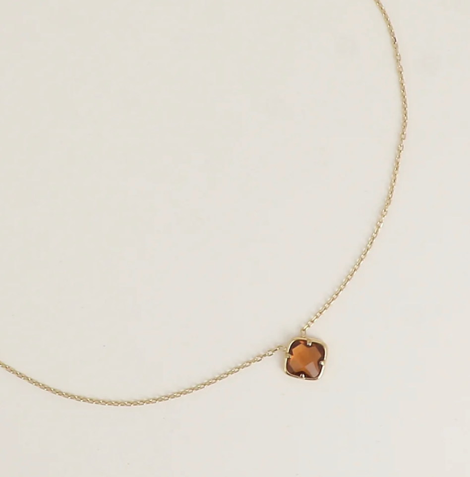Collier Milo - Marron