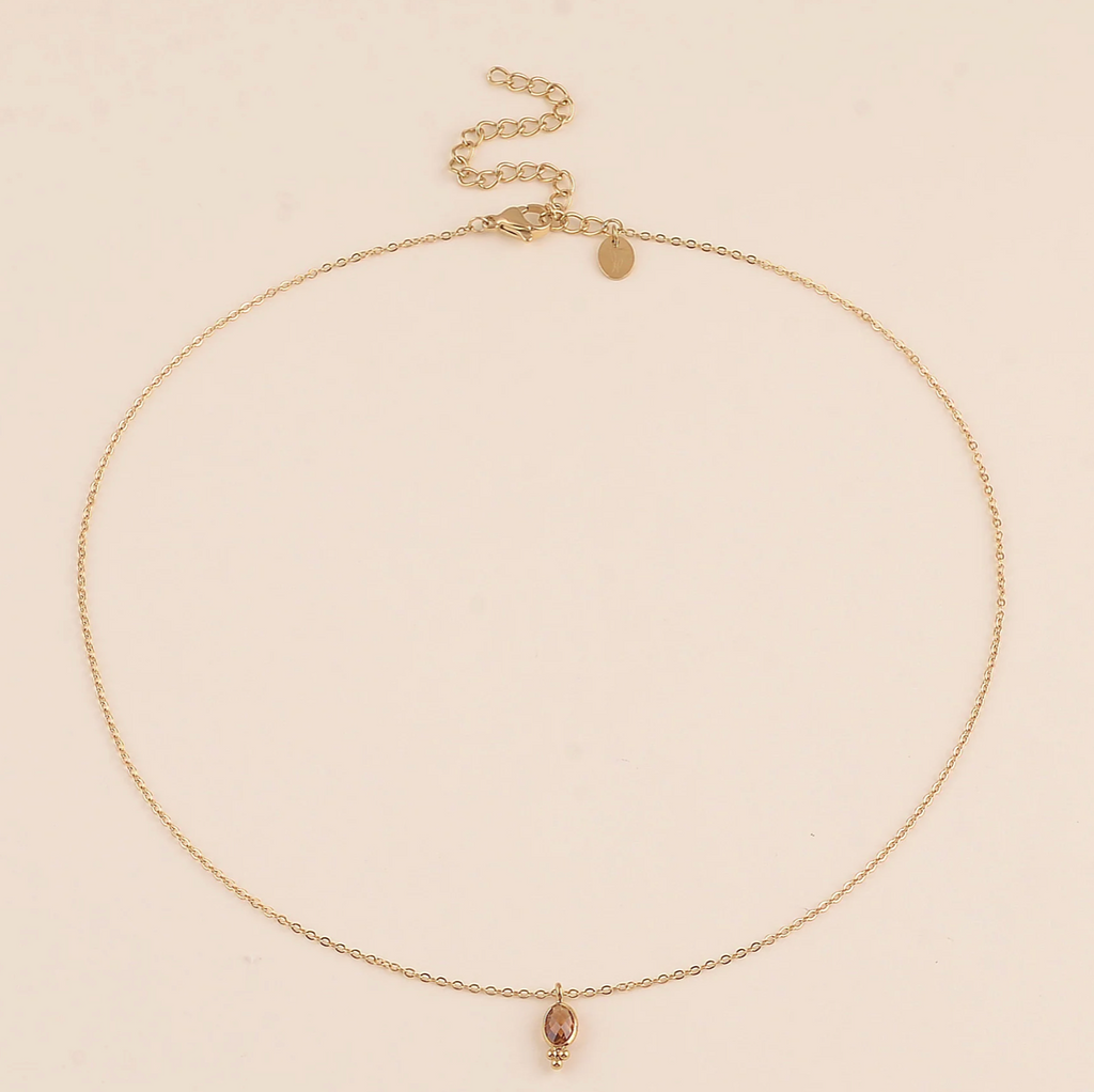 Collier Louise - Marron