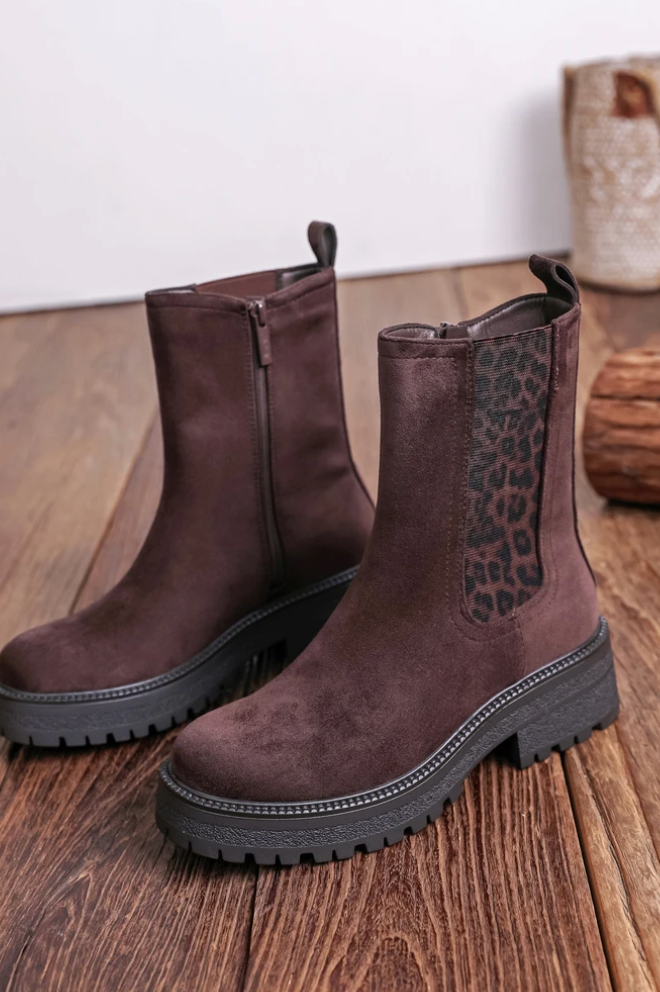 Bottines Malou - Chocolat