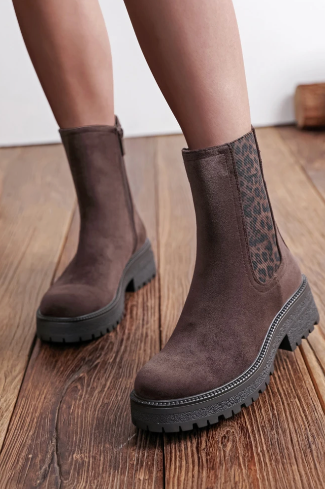 Bottines Malou - Chocolat