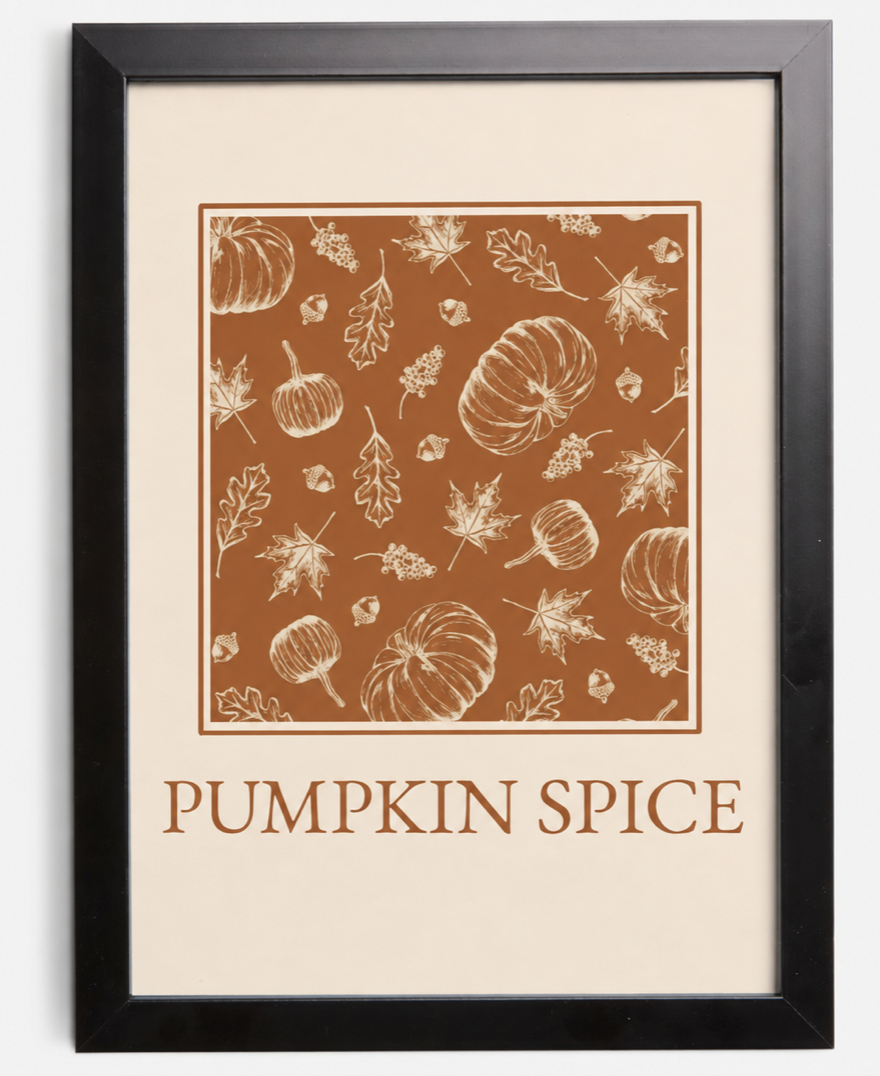 Affiche pumpkin spice