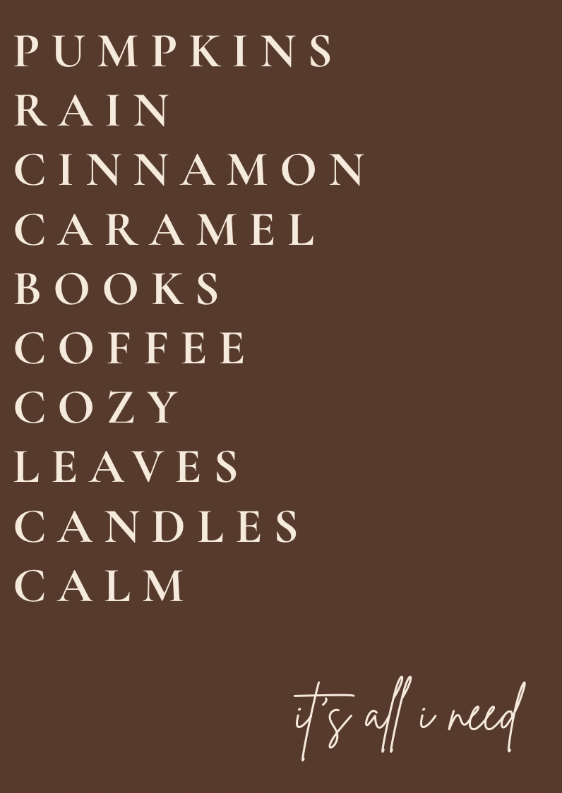 Affiche all I need