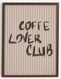 Affiche Coffe lover club