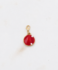 Charms coquillage rouge